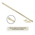 thumbnail image 3 of Achim Fantasia 5/8" Cafe Rod, 2" Projection 66-120", Brass, 3 of 5