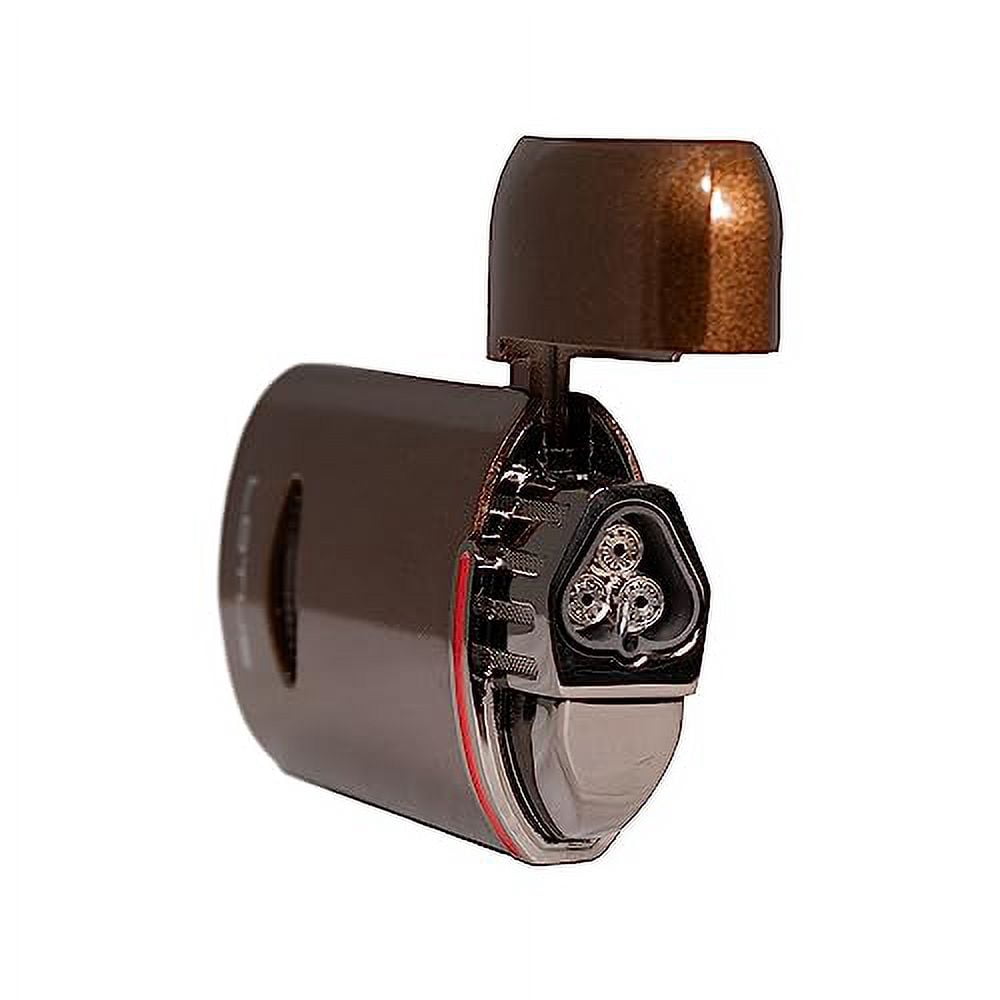 Lotus Matrix Triple Torch Lighter with Punch – Brown