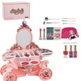 thumbnail image 2 of Girls Makeup Set Princess Cosmetics Make Pretend Up Set Kids Makeup Set Pretend Play Make Up Toys for Children Girls Toy, 2 of 9