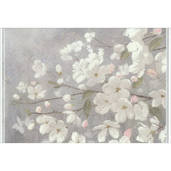 Pictura Small White Flowers on Branches Sympathy Card
