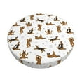 thumbnail image 1 of Easygdp German Shepherd Dog Print Easy To Install Bar Stool Covers&Stool Covers Round&Elastic Stool Cover, Barstool Covers,Washable&Bottom With Elastic Edge-12 inch, 1 of 7