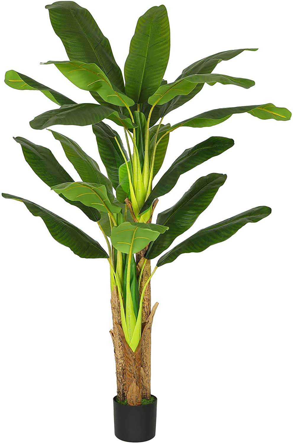 Artificial Banana Palm Tree 6 foot Plant Pot Arrangement Flower Floral 7 8 Patio 