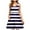 White, variant on Uaswgudfs Women’s Sleeveless Striped Midi Dress - Vertical Pattern Tank Sundress for Summer with Functional Pockets & Casual Resort Flowy Style