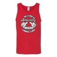 thumbnail image 2 of Wild Bobby, This is What an Amazing Mom Looks Like, Mother's Day, Men Graphic Tank Top, Red, Small, 2 of 3