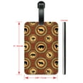 thumbnail image 2 of African Theme Animal Circles - Luggage ID Tags / Suitcase Identification Cards - Set of 2, 2 of 5