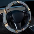 thumbnail image 2 of Cross Car Wheel Covers Steering Wheel Cover 14.5 Inch Printing PVC Leather Auto Accessories, 2 of 6