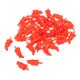 thumbnail image 1 of Narices de dibujos animados para muñecos de nieve navideños - 100 piezas rojo, 1 of 7