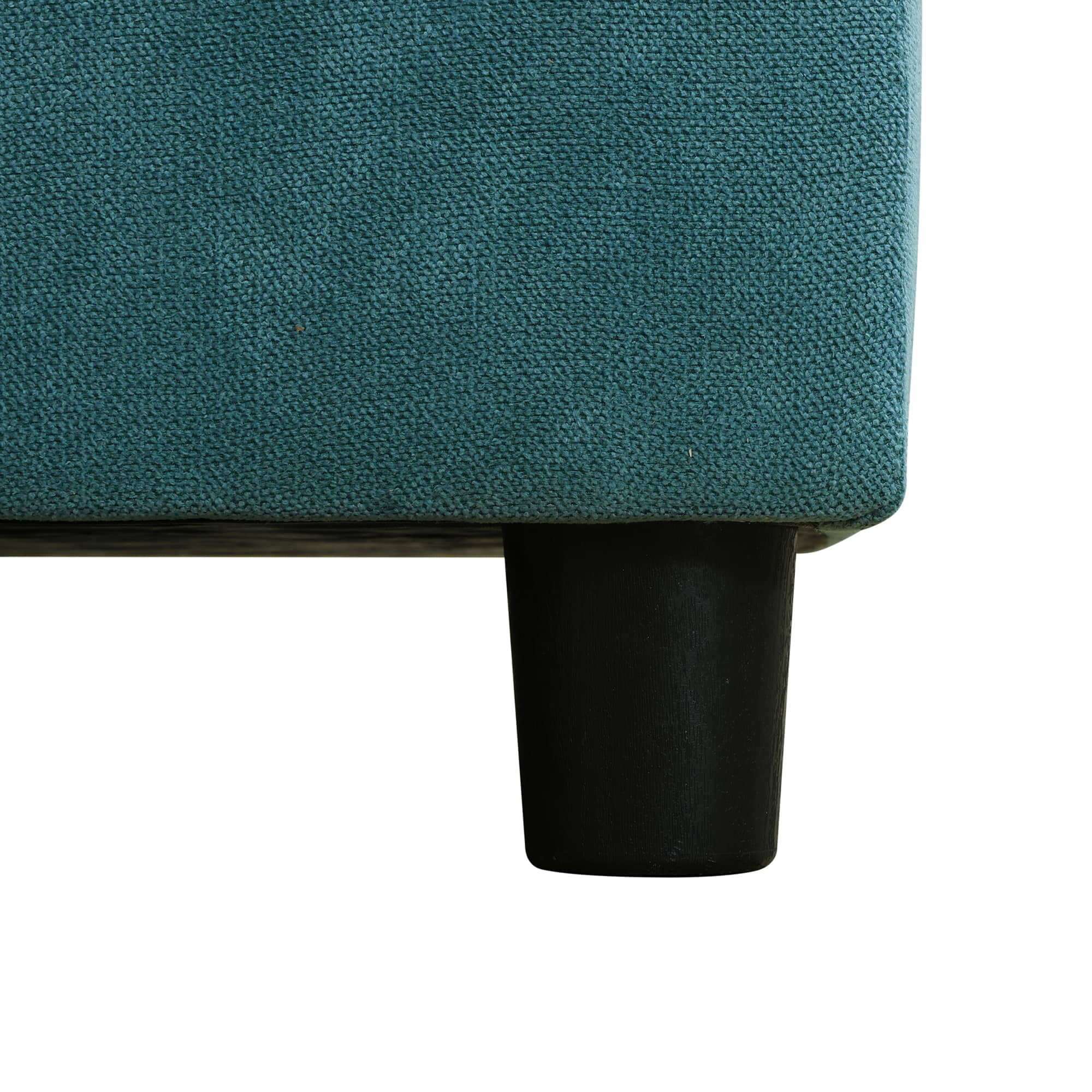 MAYEERTY 83.6" Convertible Fluffy Fabric 2-Piece Couch Upholstered Loveseat with Plush Velvet Texture Sofa Bed，Cyan Blue