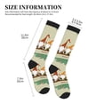 thumbnail image 2 of Picia Christmas Card With Gnomes Printed Sports Compression Socks - 15-20mmHg Graduated Compression, High-Performance Soft and Breathable Socks for Men and Women, 2 of 5