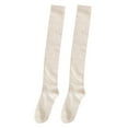 thumbnail image 2 of Dyfzdhu Autumn Winter Stockings For Women Solid Color Thickened Warm Long Tube Socks Comfortable Over Knee High Socks, 2 of 4