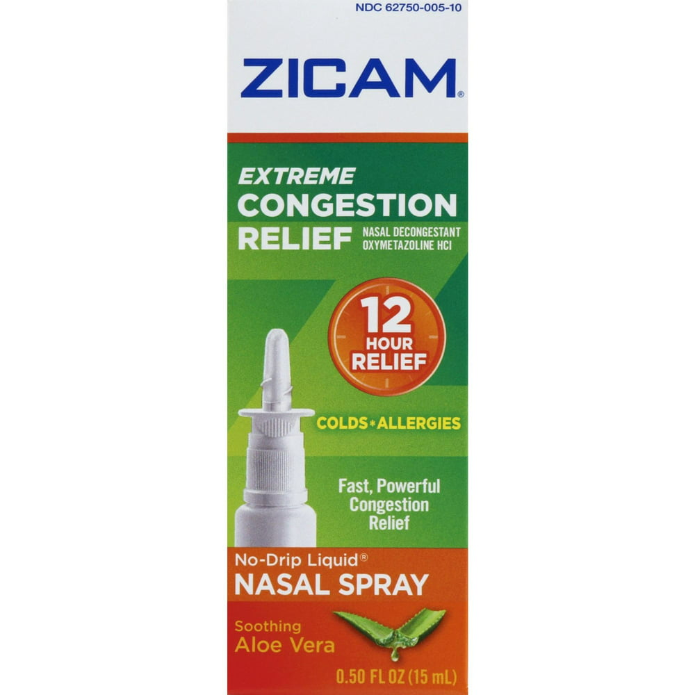 Zicam® Extreme Congestion Relief Nasal Spray With Aloe Vera 05 Oz 