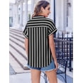 thumbnail image 7 of Zeagoo Short Sleeve Blouses for Women Summer Tops Collared Button Down Shirts Office Work Clothing, 7 of 7
