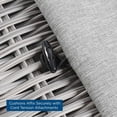 thumbnail image 3 of Modway Conway Outdoor Patio Furniture Wicker Rattan Ottoman, 3 of 9