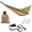Beige/Tan, variant on Bliss Hammocks Portable Travel Camping Hammock in a Bag W/ Adjustable Tree Straps, 54-inch Wide, 350 lb. Capacity (Desert Storm)