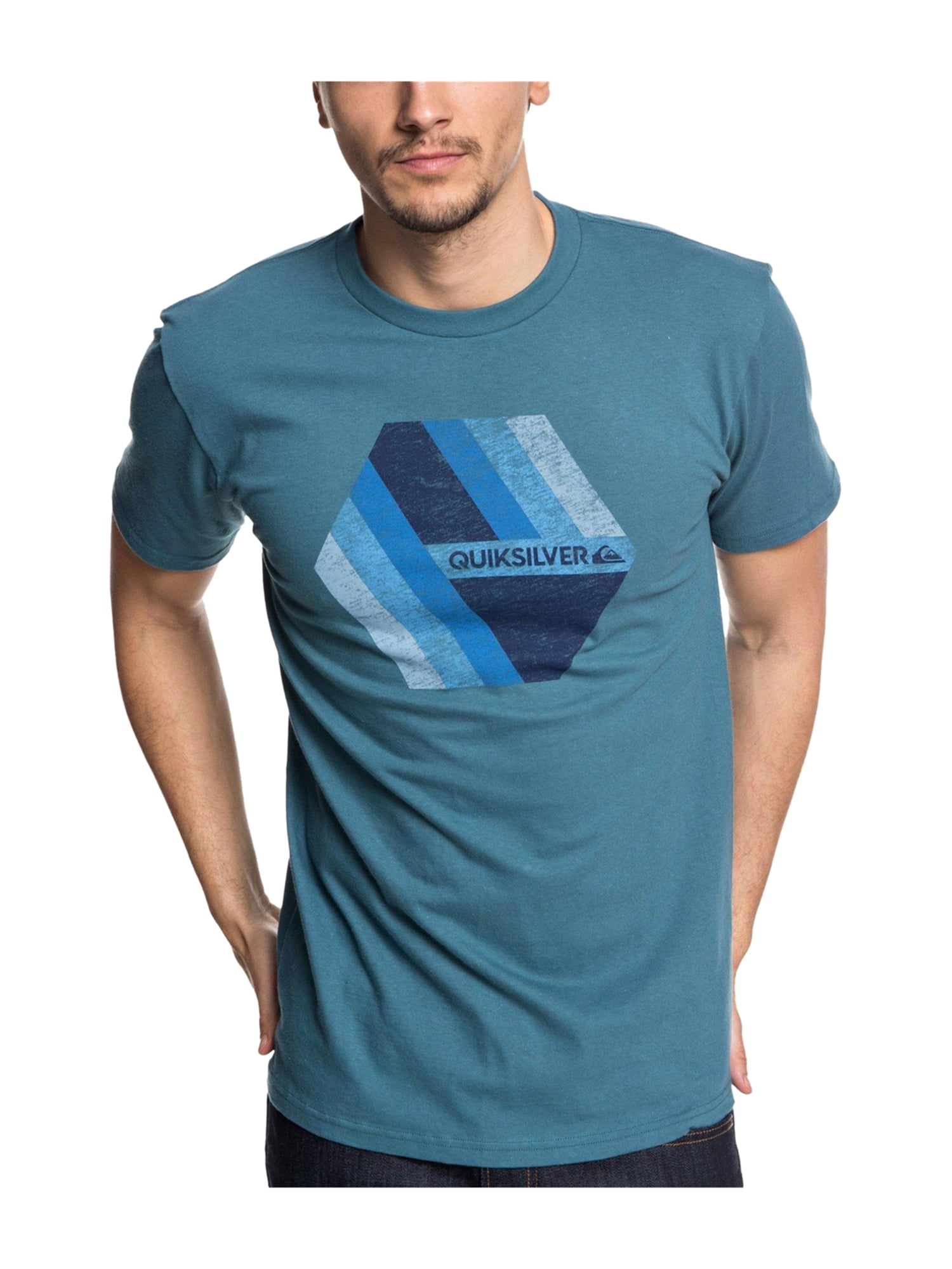 Quiksilver Mens Logo Graphic T-Shirt 