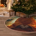 thumbnail image 5 of Gaeub Maple Leaf Meditating Chihuahua Print Christmas Tree Skirt,Christmas Decorations,Round Xmas Skirt for Christmas Indoor Decorations Xmas Winter Holiday Party Supplies-48", 5 of 6