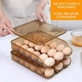 thumbnail image 5 of Egg Fresh - Keeping Box - Refrigerator - Specific, 7 - Tilt Design, Holds 18 Eggs, Stackable, Translucent, Thick - Base for Safe Storage, 5 of 5