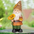 thumbnail image 4 of Floleo 4" Beehive Garden Gnome Garden Statues, Weatherproof, 4 of 5