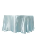 thumbnail image 4 of BalsaCircle 120" Round Satin Tablecloth Blue, 4 of 8