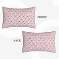 thumbnail image 2 of Pofeuu Cute Rabbit Print Polyester Microfiber Plush Pillowcases, Super Soft and Cozy Pillow Case Covers with Envelop Closure（Pillow core not included）-16"x24", 2 of 6
