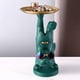 thumbnail image 5 of Decoración Figurilla de resina de Bulldog Francés, joyería, bandeja de almacenamiento para llaves, decoración de mesa (verde) Tmvgtek Original, 5 of 9
