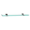 thumbnail image 4 of Geometric 24" x 1.75" Bathroom Shelf, Polished Antique, 4 of 7