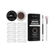 thumbnail image 5 of Conjunto de modelado de cejas Mujeres Hombres, Niñas Mejoradores de cejas maquillaje Impermeable a prueba de sudor, Conjunto de plantillas de Marrón medio Sunnimix Modelado de cejas, 5 of 8