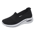 thumbnail image 2 of ibiyuan Orthopedic Dress Sneakers Women Arch Support Walking Shoes Women Mesh Knitted Walking Anti-Skid Womens Shoes Sneakers Classic Hands Free Mary Jane Flats Women Foam Shoes, 2 of 8