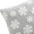 thumbnail image 2 of Funda Almohada Cubierta Cojín Navidad para Del Sofá (gris Pequeño Copo Nieve), 2 of 3