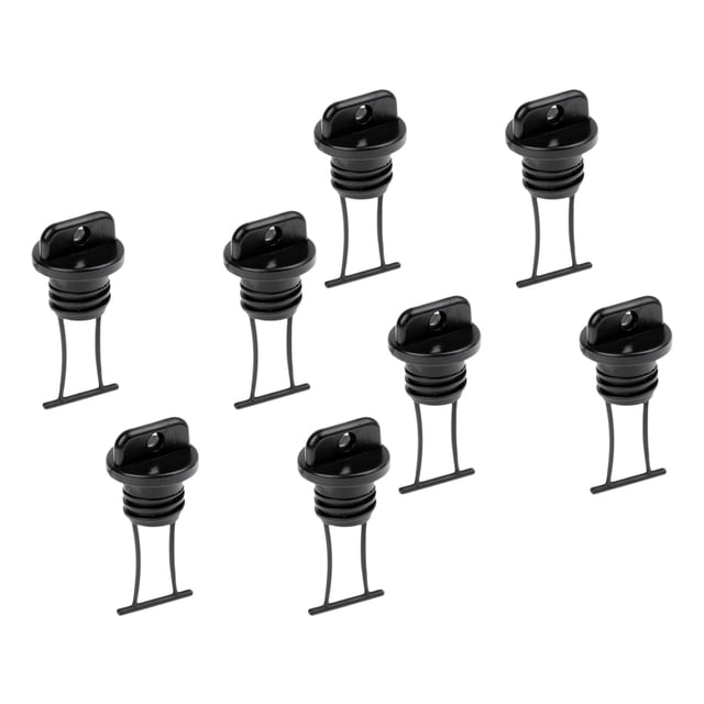 Tapón de drenaje para Kayak marino Sunnimix 8 uds. Accesorios para Agujeros de yate Negro