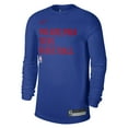 thumbnail image 2 of Unisex Nike Royal Philadelphia 76ers 2023/24 Legend On-Court Practice Long Sleeve T-Shirt, 2 of 3