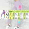 thumbnail image 3 of WILLBEST Womens Workout Leggings Women Casual Sports Yoga Pants Colorful Easter Print Tight Leggings Casual Training Pants, 3 of 4