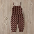 thumbnail image 4 of QISIWOLE Baby Girl Floral Overalls Romper Infant Toddler Sleeveless Strap Jumpsuit Shorts Playsuit Outfit Girls Summer Clothes clearance under $10, 4 of 9
