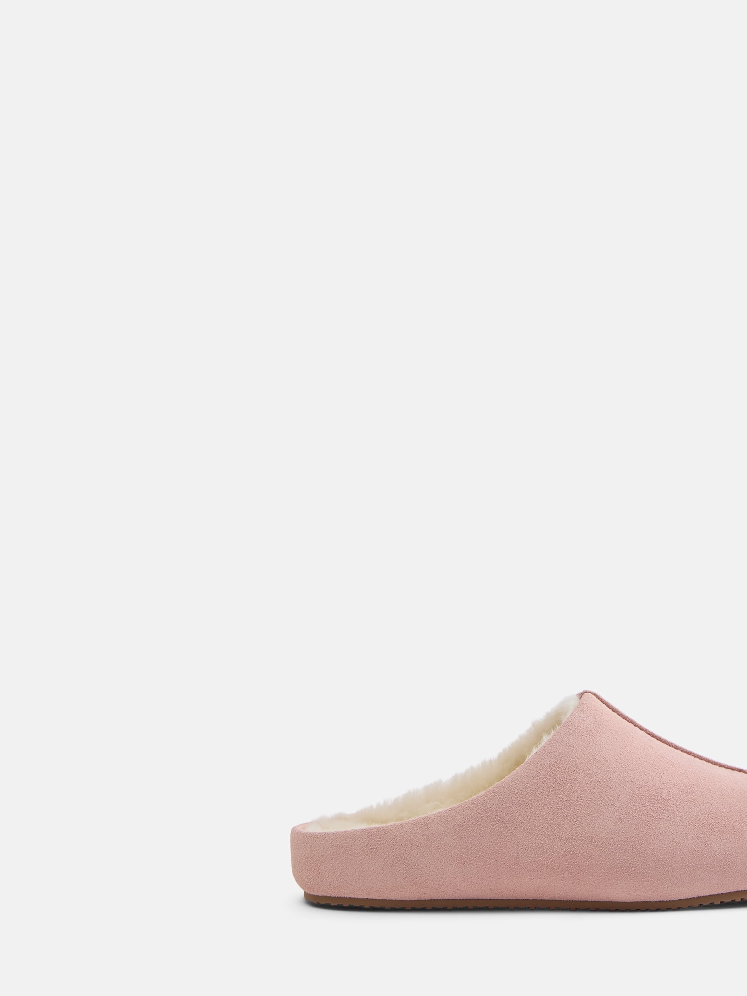 Joyspun Women's Suede Mule Slippers