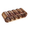 thumbnail image 1 of Hearth & Gear Wooden Red Rack Desktop Double Layer Storage Rack Retro Wooden Red Display Rack Ornament Folding Board Dishwasher Racks Stainless Steel Sponge Holder for Kitchen Dry Rack Dishpan for, 1 of 7