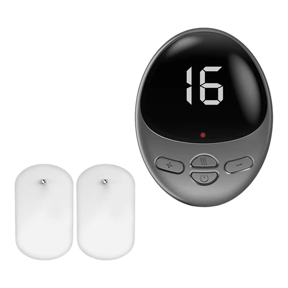 Mini Smart Cervical Spine Massager Home Electric Shoulder and Neck USB Charging Neck Patch Massager Relieve Fatigue Gray