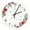 E2, variant on Red Roses On Dead Branches Wall Clocks Silent Home Cafe Office Wall Decor Clocks for Kitchen Wall Art Large Wall Clocks 25cm(10 Inch)