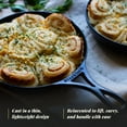 thumbnail image 3 of Lodge Blacklock Cast Iron Skillet Set - 10.25" & 12" Skillets - Preseasoned Cast Iron Skillet Pans - Easy Cleanup - Lightweight Design - Cast Iron Cookware - Premium Cast Iron Skillets, 3 of 7