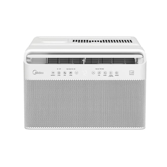 Open Box Midea 12,000 BTU DOE U-Shaped Smart Window Air Conditioner, for spaces up to 550 sq. ft. MAW12V1QWT