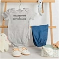 thumbnail image 3 of Yellowstone Dutton Ranch Show Logo Romper Boys or Girls Infant Baby Brisco Brands NB, 3 of 6