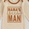 thumbnail image 7 of Kaprioy Baby Boy Romper Newborn Baby Boy Fall Outfit Romper Jumpsuit Bodysuit Infant Clothes Letter Long Sleeve Crew Neck Winter Cute Waffle Bodysuit, 7 of 7