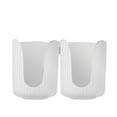 thumbnail image 1 of Plastic Bathroom Cup Dispenser With Vertical Stripes Paper Cup Holder Disposable Paper Cup Organizer, 1 of 9