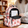 thumbnail image 6 of Whosucclay Strawberry Theme Student Backpack for Boys Girls, High School Kindergarten Lightweight Bookbag for Travel Short Vacation, 6 of 8