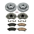 thumbnail image 2 of PowerStop Front Stock Replacement Brake Pad and Rotor Kit with Calipers Fits: BUICK CHEVROLET PONTIAC SATURN Select Models KCOE4602, 2 of 5