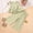 Green, variant on Swuxness Girls 2-Piece Outfits Suits Sleeveless Striped Tank Tops with Pants Summer Fashion Wear