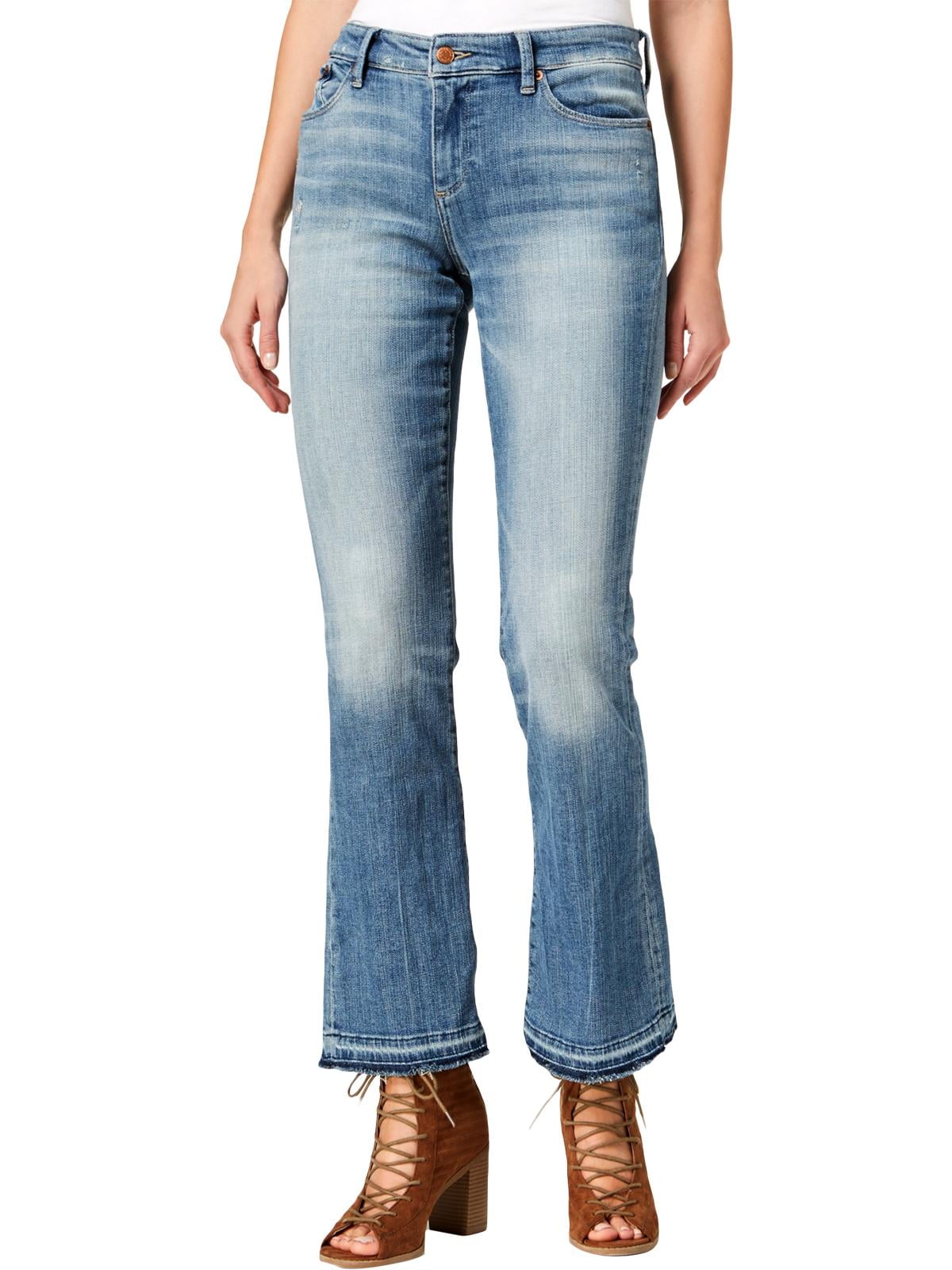 distressed bootcut womens jeans