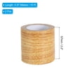 thumbnail image 2 of Unique Bargains Ruban de Réparation Grain de Bois 2.2'X30 Pieds, Ruban de Réparation Texturé Réaliste Auto-Adhésif, Chêne Naturel, 2 of 5