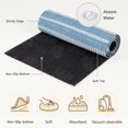 thumbnail image 6 of Large Area Rugs 8'x10', Blue Striped Carpet Runner Indoor Outdoor Rugs Home Decor Aesthetic, Retro Farmhouse Simple Lines Art Non Slip Mats Washable Accent Rug for Living Room Bedroom, 6 of 8