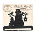 thumbnail image 1 of Classic Motifs Frosty Snowman 8 Inch Charcoal Split Bottom Craft Holder, 1 of 1