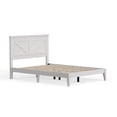 thumbnail image 4 of Farmhouse Solid Wood Platform Bed in Full - Gloss White, 4 of 9